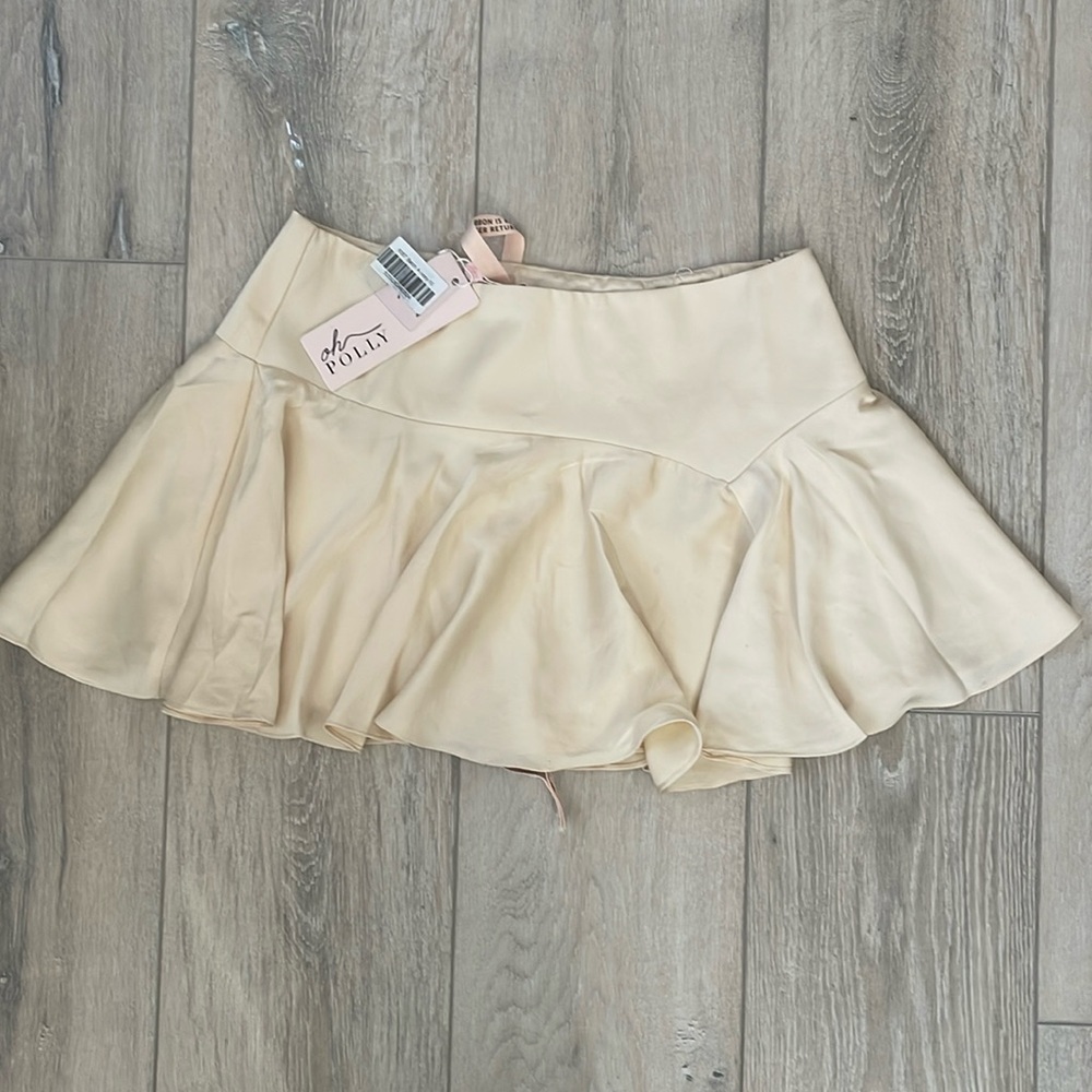 Oh Polly satin skirt